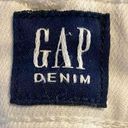 Gap  Women Jeans White 28 Cropped Straight Leg Summer Denim Pants Mid Rise Light Photo 7