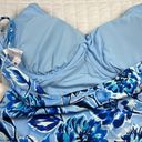 ANDIE  Swim The Baia One Piece Underwire Swimsuit in Blue Floral Size Small Photo 9