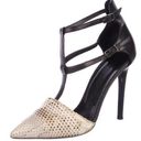 ALLSAINTS  Embossed Pointed Toe Pumps Kiro Desert Photo 0