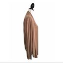 Metro  7 Open Front Draped Cardigan Long Sleeve Natural Tan Women’s US Medium Photo 2