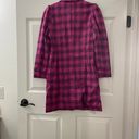 TCEC | NWOT | Collar Neck Button Down Mini Dress | L | Magenta | CD02664 Photo 1