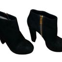 Michael Kors  Haven Bootie Black Suede Ankle Boots Photo 2