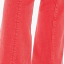ma*rs NWT Mother Hustler Ankle Fray in  Red High Rise Bootcut Crop Jeans 25 Photo 13