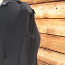 St. John  Caviar Black Knit Wool Blend Belted Coat Photo 5