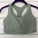 Gymshark  Crossover Sports Bra Desert Sage Green Medium Photo 11