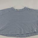 Altar'd State Altar’d State Blue Loose Fit Detailed Crop Tee Photo 0