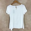 Premise  Women's Stretch Crepe Short Sleeve Side Wrap Top NWT MEDIUM Photo 5