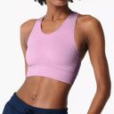 Sweaty Betty  Lilac Light Purple Stamina Workout Bra Gym Size M Photo 0