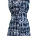 Pim + Larkin  Metallic Tweed Mini Sheath Dress Sleeveless Gray Black Size Medium Photo 0