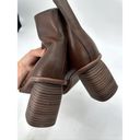 Kork-Ease Korks Destiny Brown Faux Leather Block Heel Ankle Booties Size 8.5M Photo 5