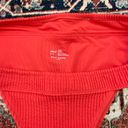 Aerie NWOT  Crinkle Banded Cheeky Bikini Bottom Photo 2