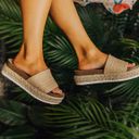 Soda Raffia Woven Espadrille Wedge Photo 1