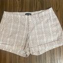 Dear John Flat Front Cuffed Chino Shorts Tribal Print Women’s size 30 Photo 9