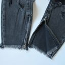 One Teaspoon NWT  High Waist Freebirds in Double Bass Black Destroyed Jeans 25 Photo 3