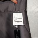 Alfred Sung NWT  Caviar Gray Cap Sleeve V-Neck Satin Gown Size 0 Photo 7