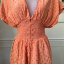 Tularosa  Eleanor Romper Pale Peach Swiss Dot XS Photo 4