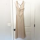 Here Comes the Sun NWT  Selfie Leslie Coastal Charm Twist Back Midi Dress Oat Photo 3