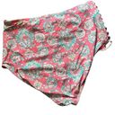 Coco reef  Women's M Cage Side High Waist Bikini Swim Bottoms Peach Mint Paisley Photo 3