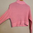 Divided Pink Knit Sweater Photo 1