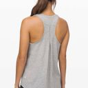 Lululemon sleeveless pleated love tank in heathered core light grey Photo 1