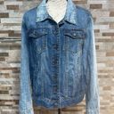 sts blue 𝅺 women denim jean jacket Sz M oversized Photo 1