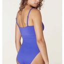 ANDIE  Swim Lapis Blue Purple Samoa Cut Out One Piece Swimsuit Sz M NWT Photo 3