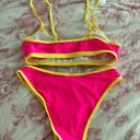 Pink and Yellow Bikini Multiple Size M Photo 1