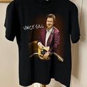 Vince Vintage 90s  Gill Country Music T Shirt Adult Size MED Black Guitar Slinger Photo 0