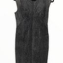 Kimberly  Ovitz Snakeskin Embossed Leather Dress Photo 0