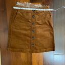 CAbi Fall Corduroy University Skirt Size 4 - Color: Toffee Photo 6