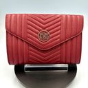 Badgley Mischka Badgely Mischka Crossbody Chevron Quilted Center Cover - Wine Photo 0