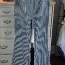 Forever 21 High Waist Denim Bell Bottoms Striped Jeans Womens Medium Photo 0