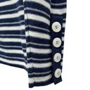 Tracy Reese  Cashmere Blend Navy & Ivory Nautical Striped Sweater Size Medium Photo 11