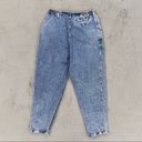 Dockers Vintage  acid wash high waist taper ankle mom jeans with elastic waist Photo 1