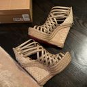 Christian Louboutin  wedges tramontagne 140 calf/ liege embosse Photo 9