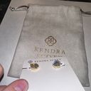 Kendra Scott Tessa Stud Earring : GOLD - IRIDESCENT DICHROIC GLASS Photo 1