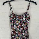 ZARA  Square neck floral mini dress S Photo 7