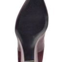 GUESS Burgundy Purple velvet Mixed Media Buckled Strap Acora Point Toe Wedge dress Boot Photo 3