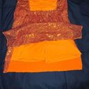 Revolution  ￼Rave festival dance disco dress with shorts underneath ￼ orange sequ Photo 5