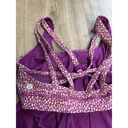 Lululemon  Nouveau Limits Tank Miss Mosaic Peach Fuzz Regal Plum Size 8 Photo 6