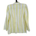 Frame  Linen Stripe Blazer Size 8 Photo 2