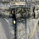 ZARA Wide Legged Light Wash High Waisted Size 8 Jeans Photo 5