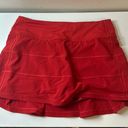 Lululemon Red Tennis Skirt Photo 0