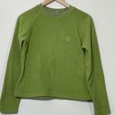 The North Face  Women Size Small Green Fleece Crewneck Pullover Sweatshirt (T312) Photo 0