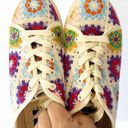 Dirty Laundry  DL Rambling Crochet Platform Sneakers Women’s Size 9 Granny Square Photo 4