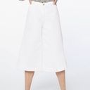 Frame La Gaucho High Rise Cropped Jeans Blanc Photo 0