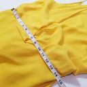 Halston Heritage  Yellow Draped Dress Asymmetrical Cocktail Dress Photo 6