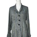 Flax  Textured Tunic Jacket Long Sleeve  Linen Sz  L Petite Photo 0