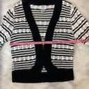 Talbots  hand knit crochet open cardigan sweater L vintage 90’s Photo 4