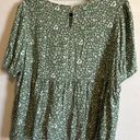 SheIn Green Peplum Top Photo 2